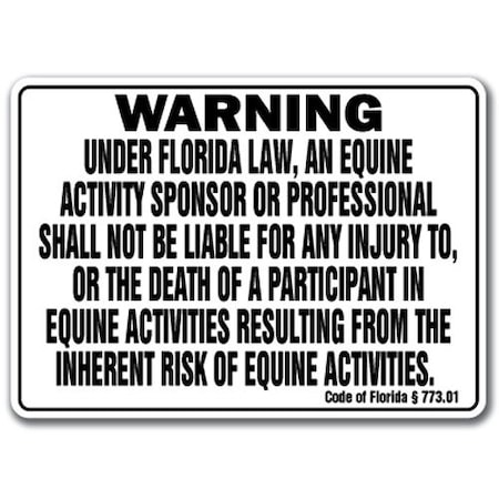 Signmission 14 in Height, Aluminum, 14" x 10", WS-A-1014-Florida WS-A-1014-Florida